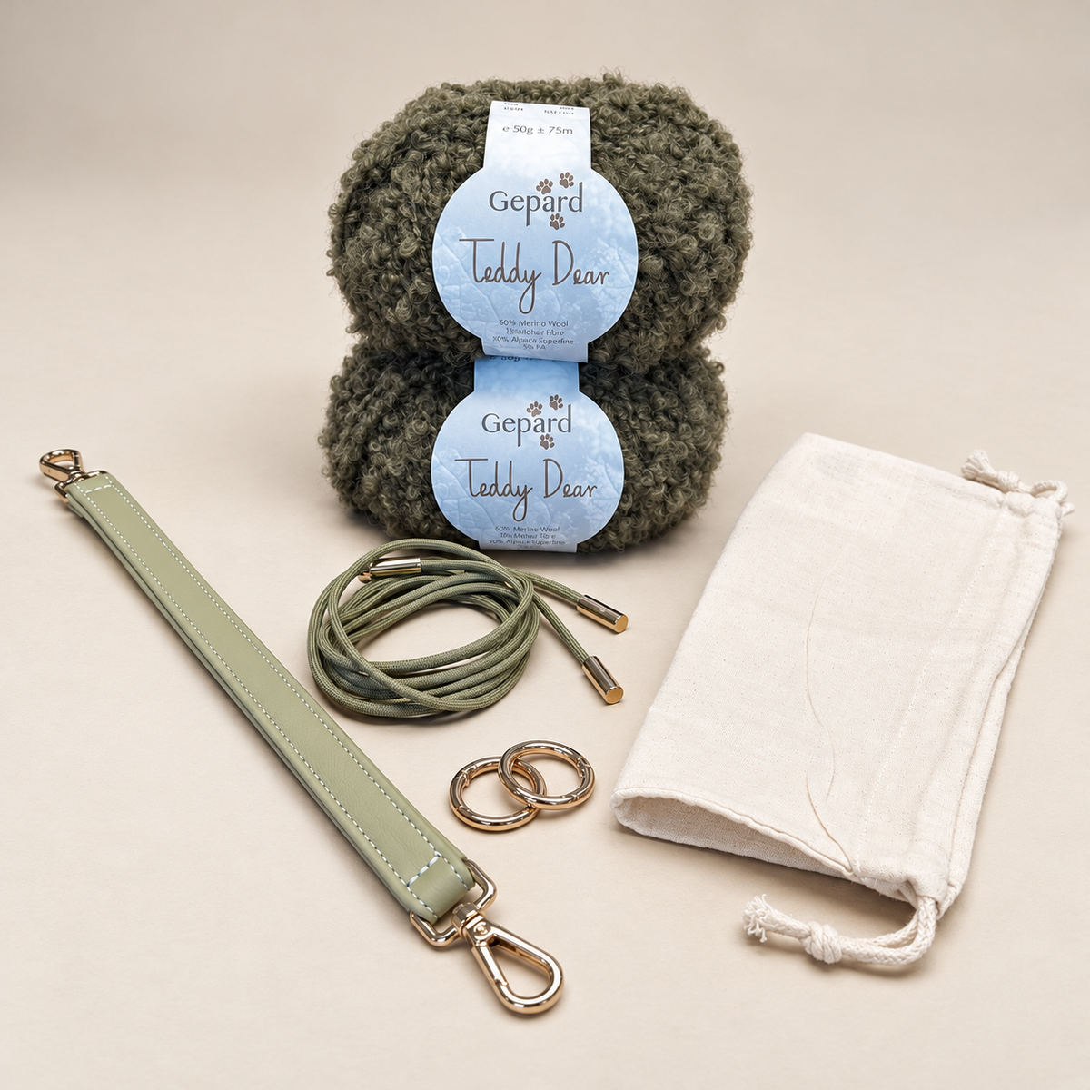 Teddy-Love-Bag Strickpaket