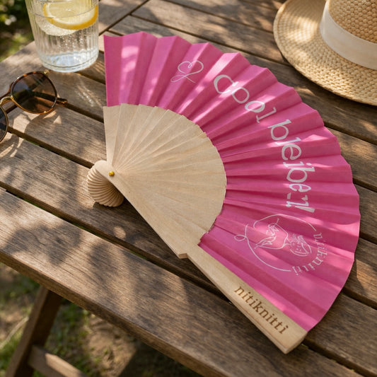 Nitiknitti Fächer - „Cool bleiben“