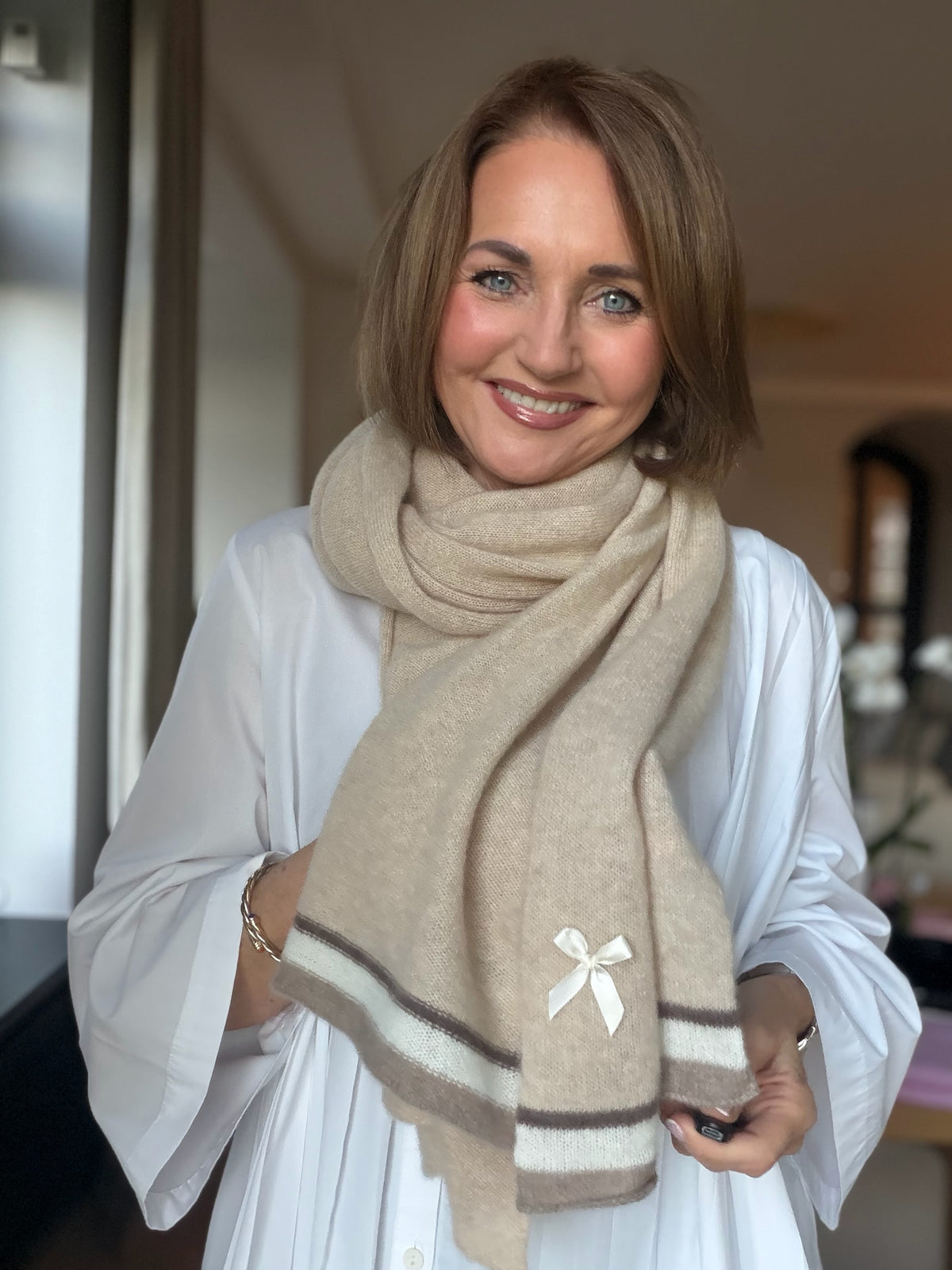 Cashmere Schal 100% Cardiff Cashmere von Mivi- Girls x Nitiknitti