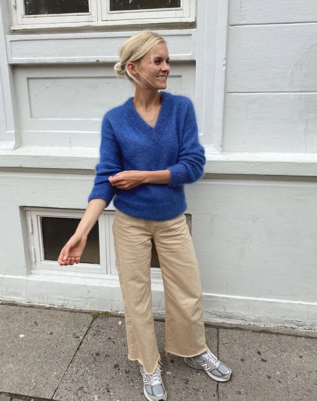 Stockholm Sweater V-Ausschnitt - PetiteKnit Strickanleitung
