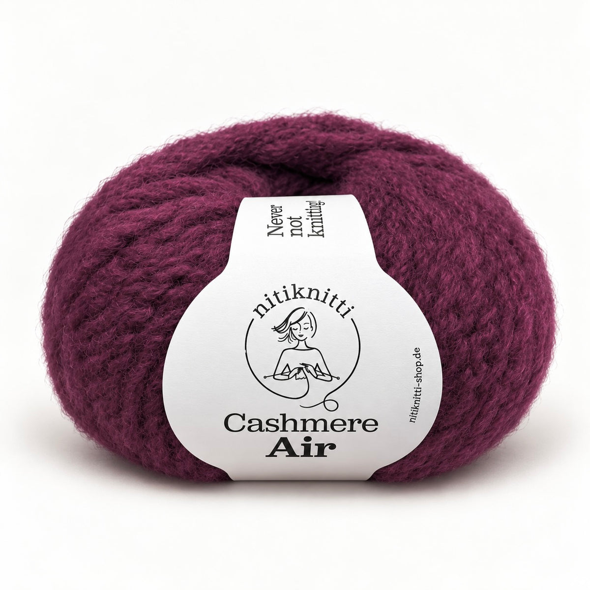 Keyhole-Scarf - aus 3x Cashmere Air - Strickpaket mit digitaler Anleitung