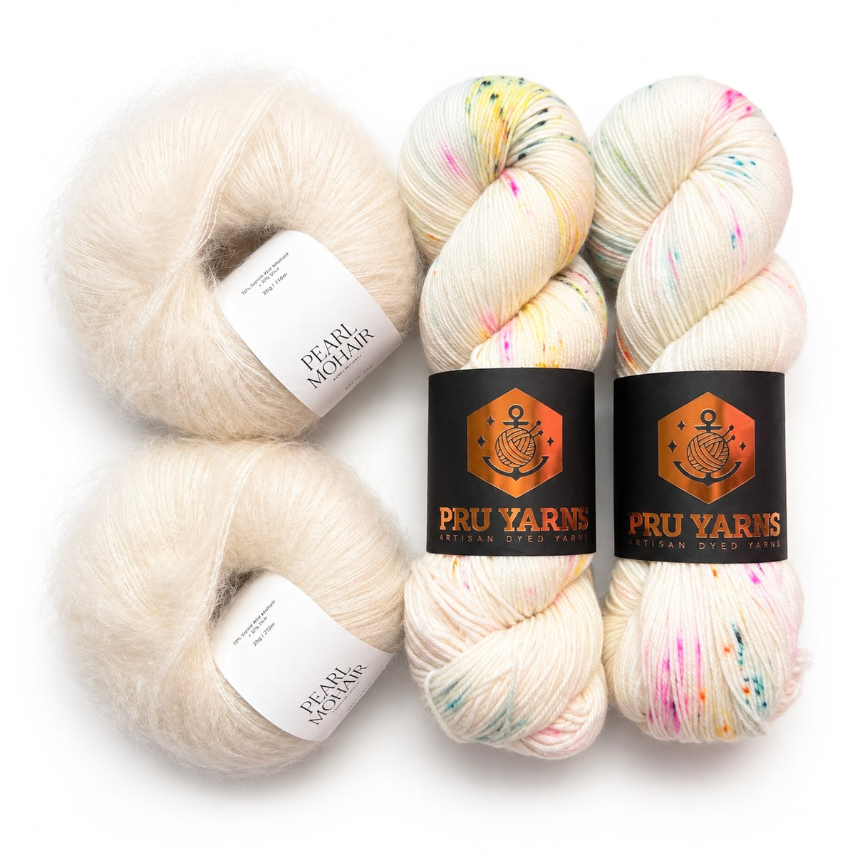 Soul-Pulli mit Rüschen - Strickpaket