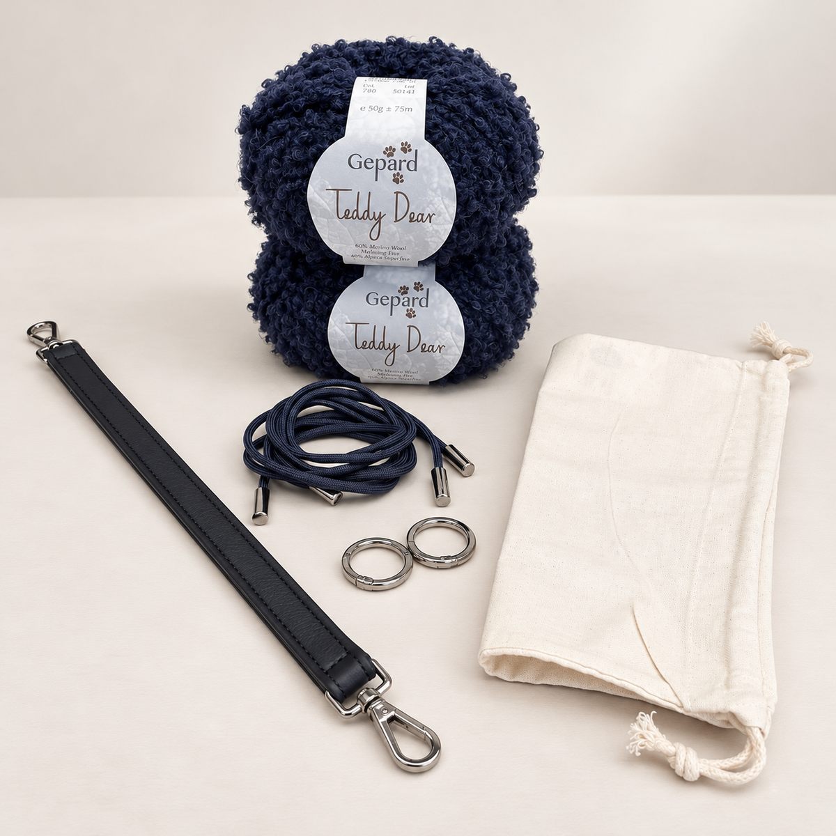 Teddy-Love-Bag Strickpaket