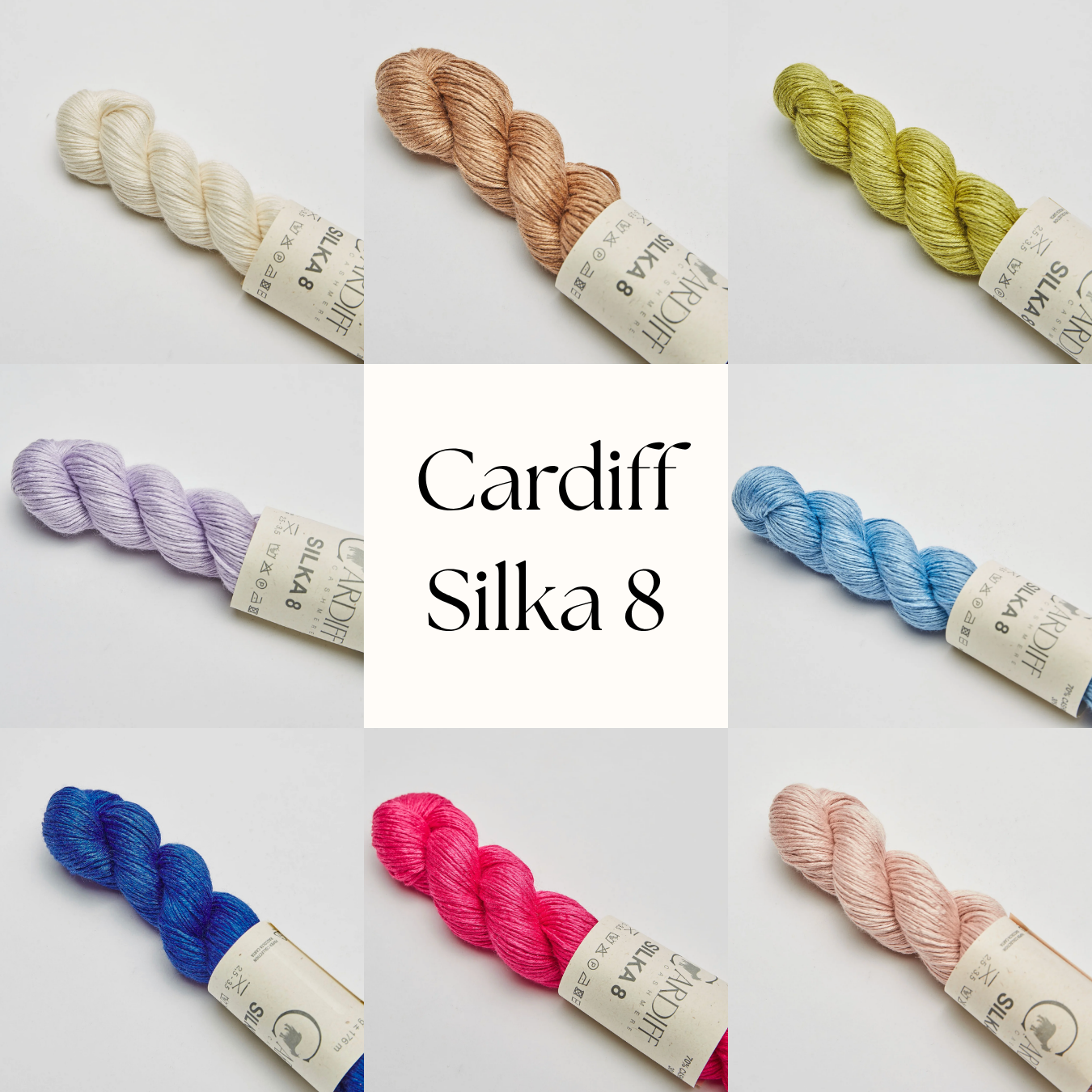 Silka 8 von Cardiff - 70% Cashmere 30% Seide