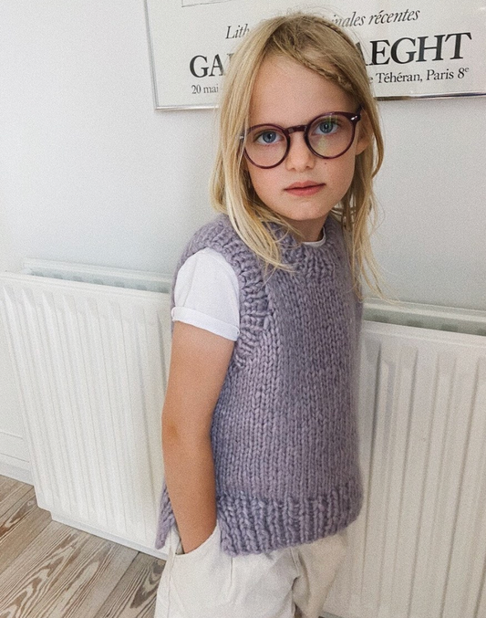 Pull de vacances Junior - Patron de tricot PetiteKnit