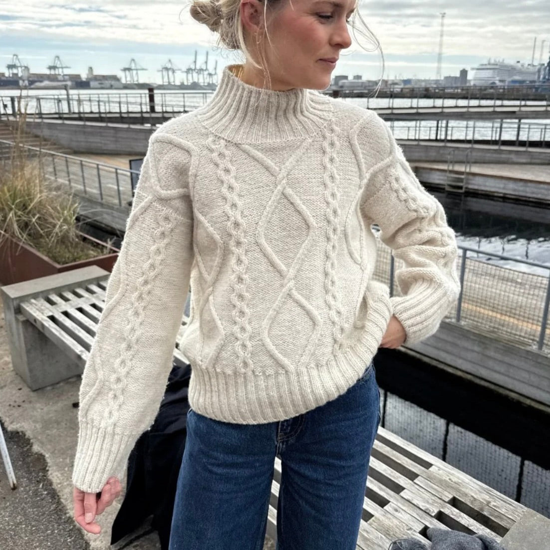 Saga Sweater - Petiteknit Strickanleitung - Deutsch
