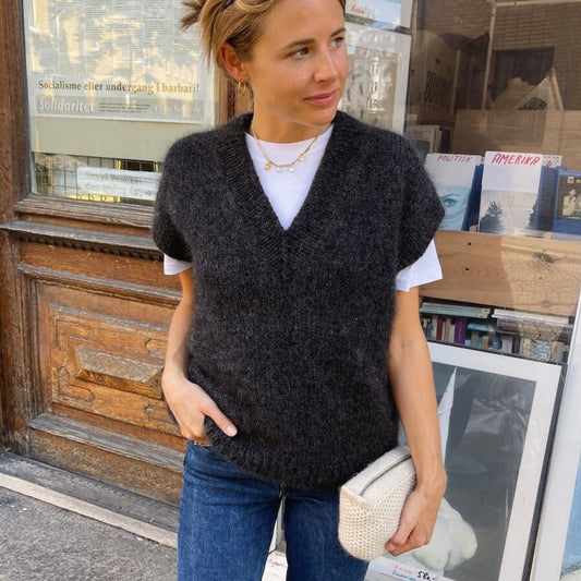 Weekend Pullunder V-Neck - Petiteknit Strickanleitung - Deutsch