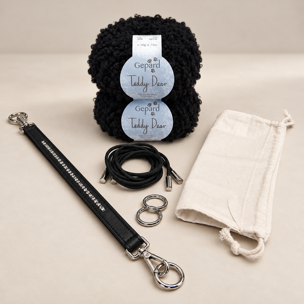 Teddy-Love-Bag Strickpaket