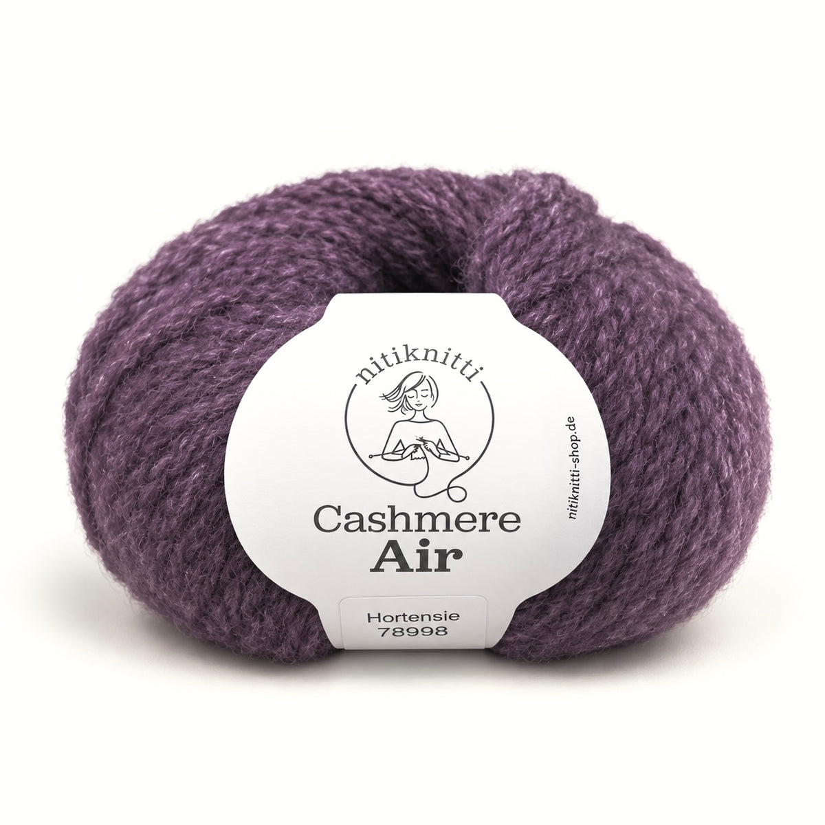 Keyhole-Scarf - aus 3x Cashmere Air - Strickpaket mit digitaler Anleitung