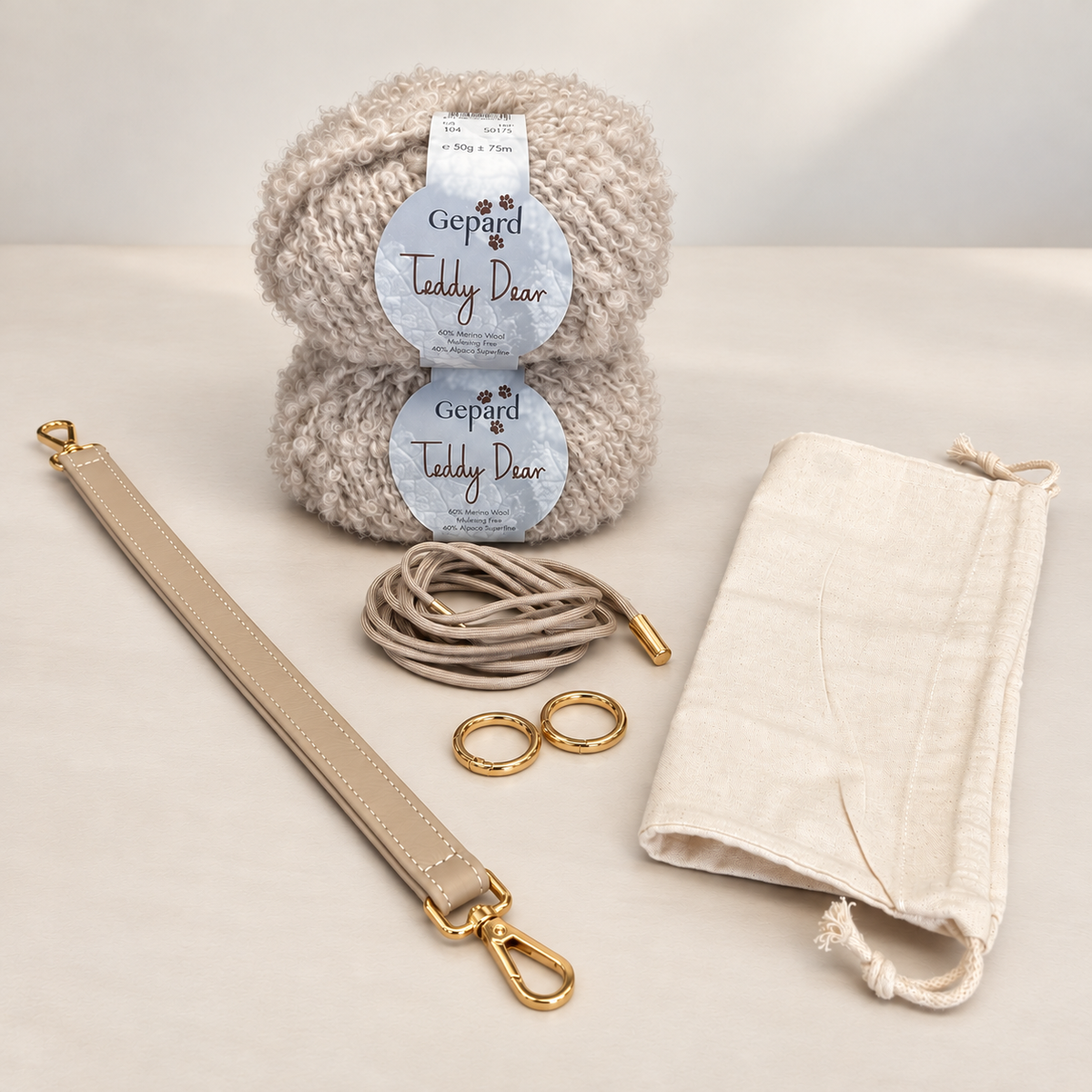 Teddy-Love-Bag Strickpaket