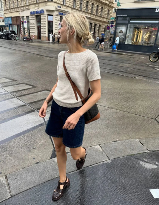Ankers Sommerbluse - PetiteKnit Strickanleitung