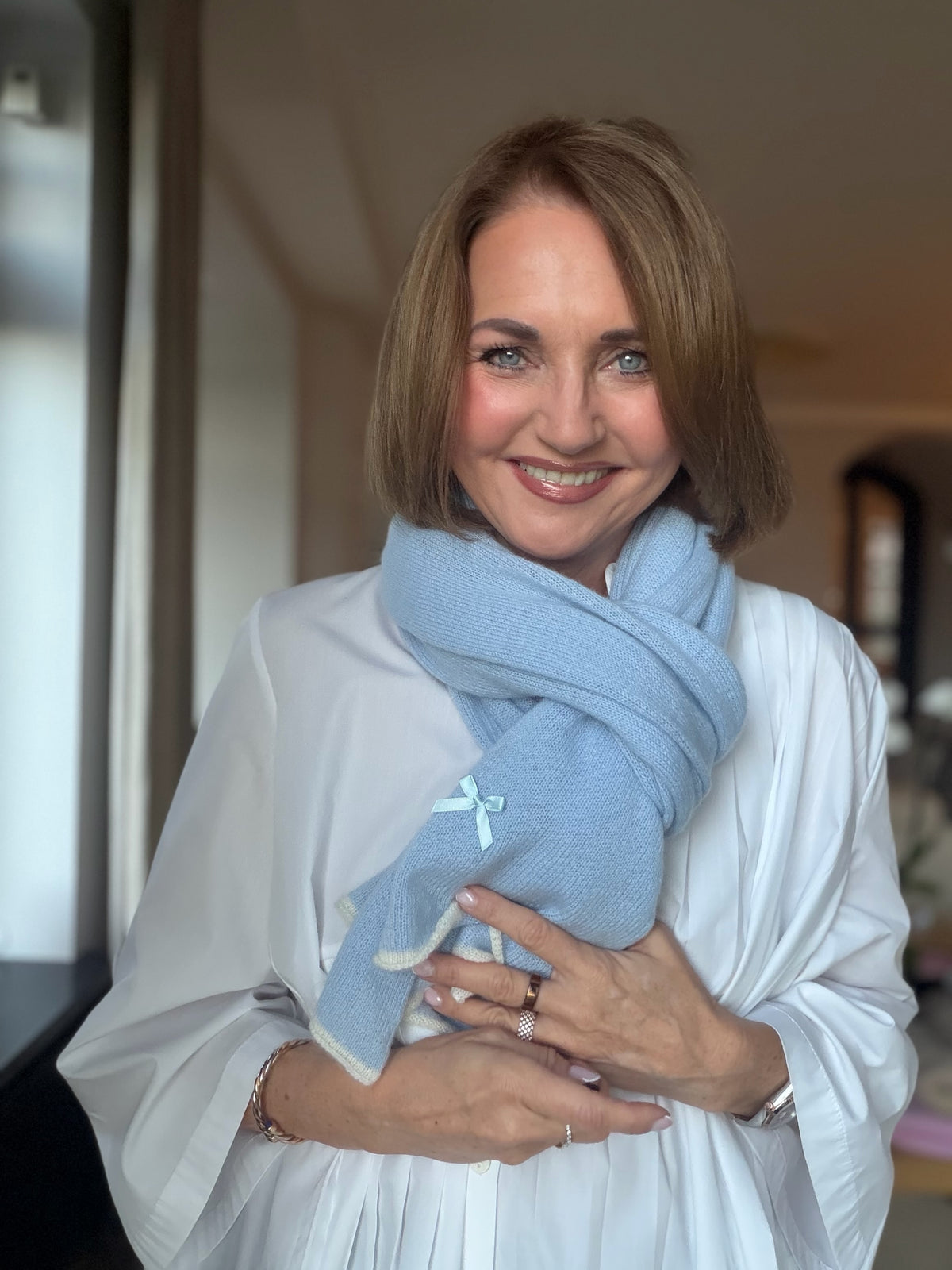 Cashmere Schal 100% Cardiff Cashmere von Mivi- Girls x Nitiknitti