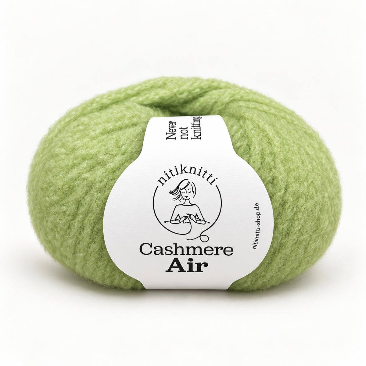 Nitis Cashmere-Mütze als Strickpaket 3x Cashmere Air