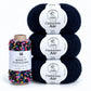 Konfetti-Schal aus Cashmere Air Srtrickpaket