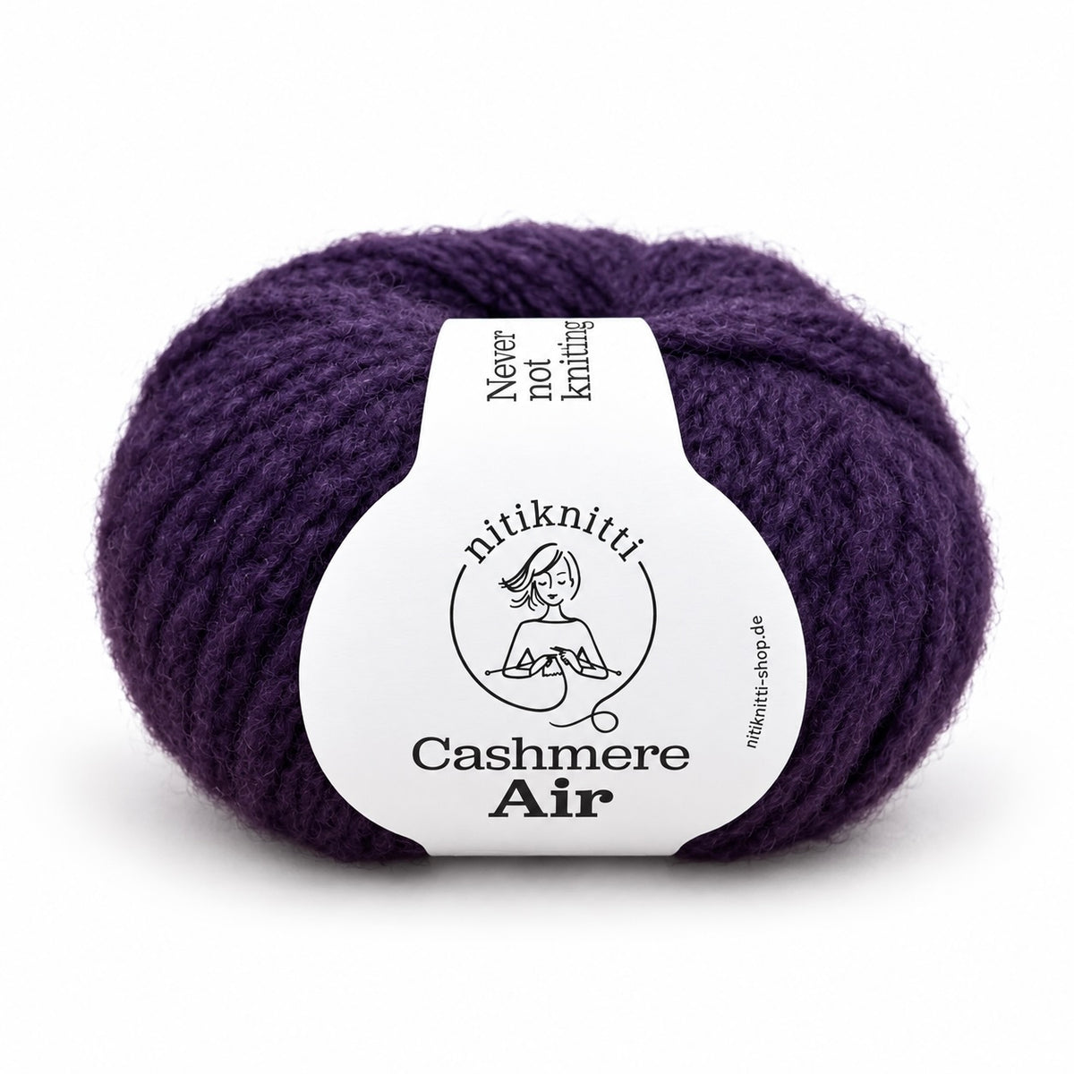 Keyhole-Scarf - aus 3x Cashmere Air - Strickpaket mit digitaler Anleitung