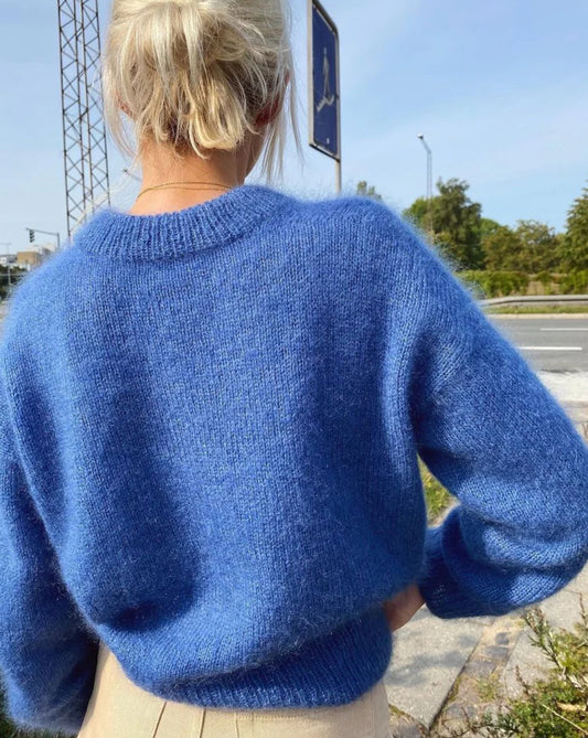 Stockholm Sweater V-Ausschnitt - PetiteKnit Strickanleitung