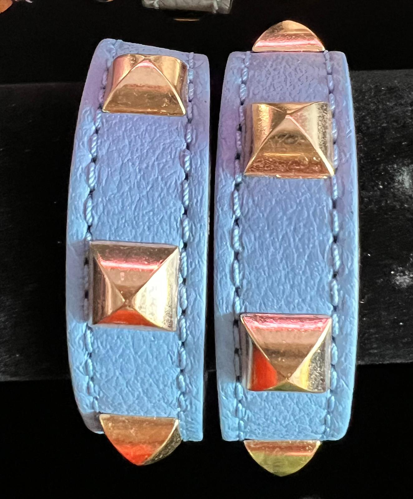 Lederarmband mit Pyramidennieten