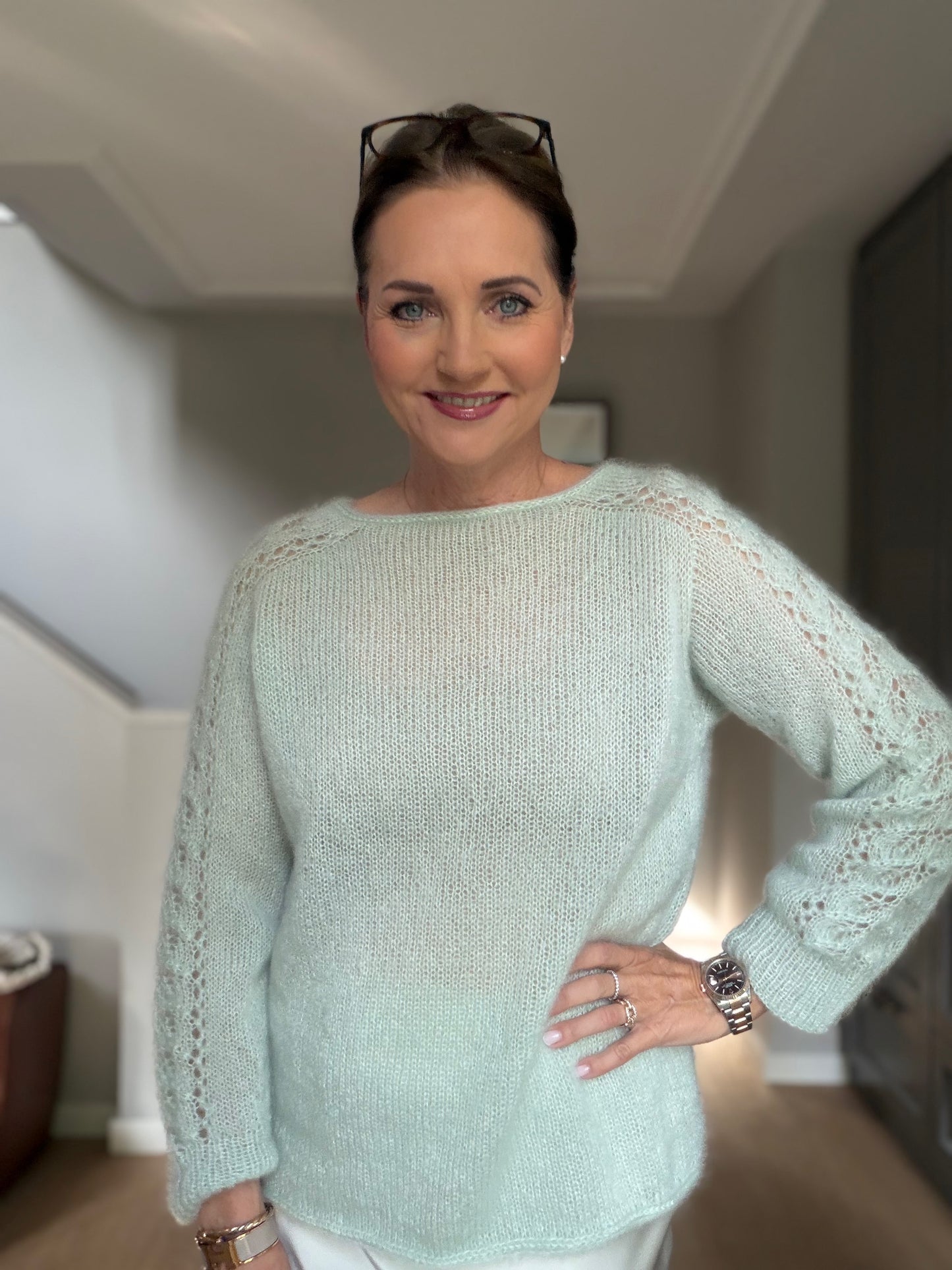 Lucie Blouse von Majo - digitale Strickanleitung MIT verpflichtender GARNBESTELLUNG