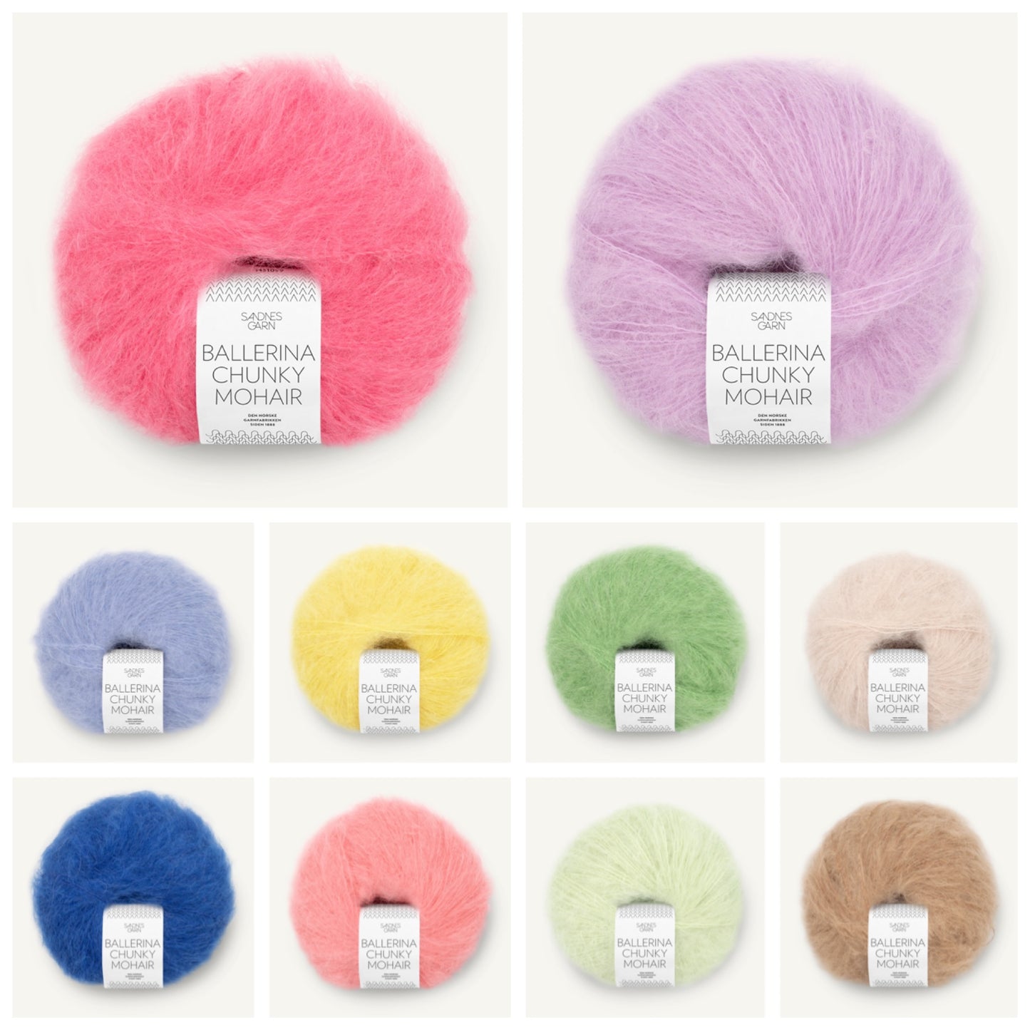 Ballerina Chunky Mohair von Sandnes Garn