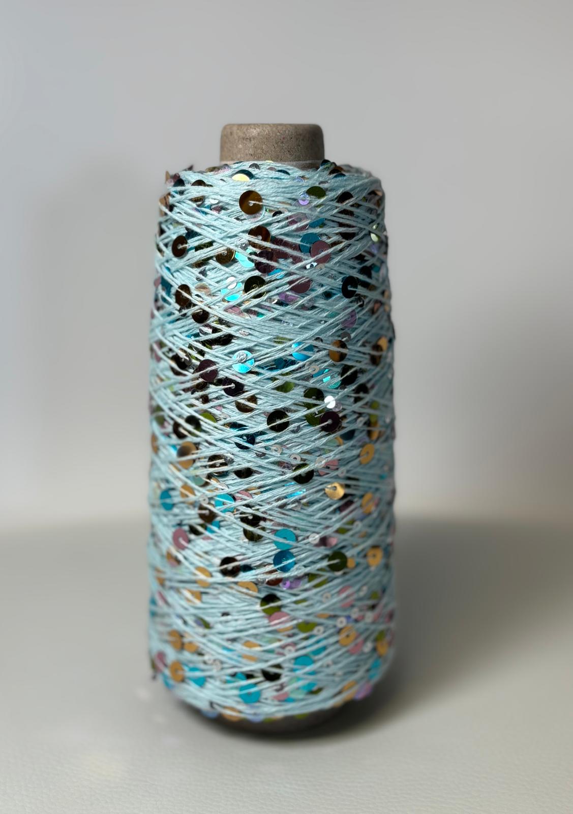 Paillettengarn 200g Kone