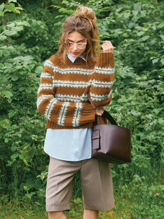 Ridge Sweater - Strickanleitung Sandnes