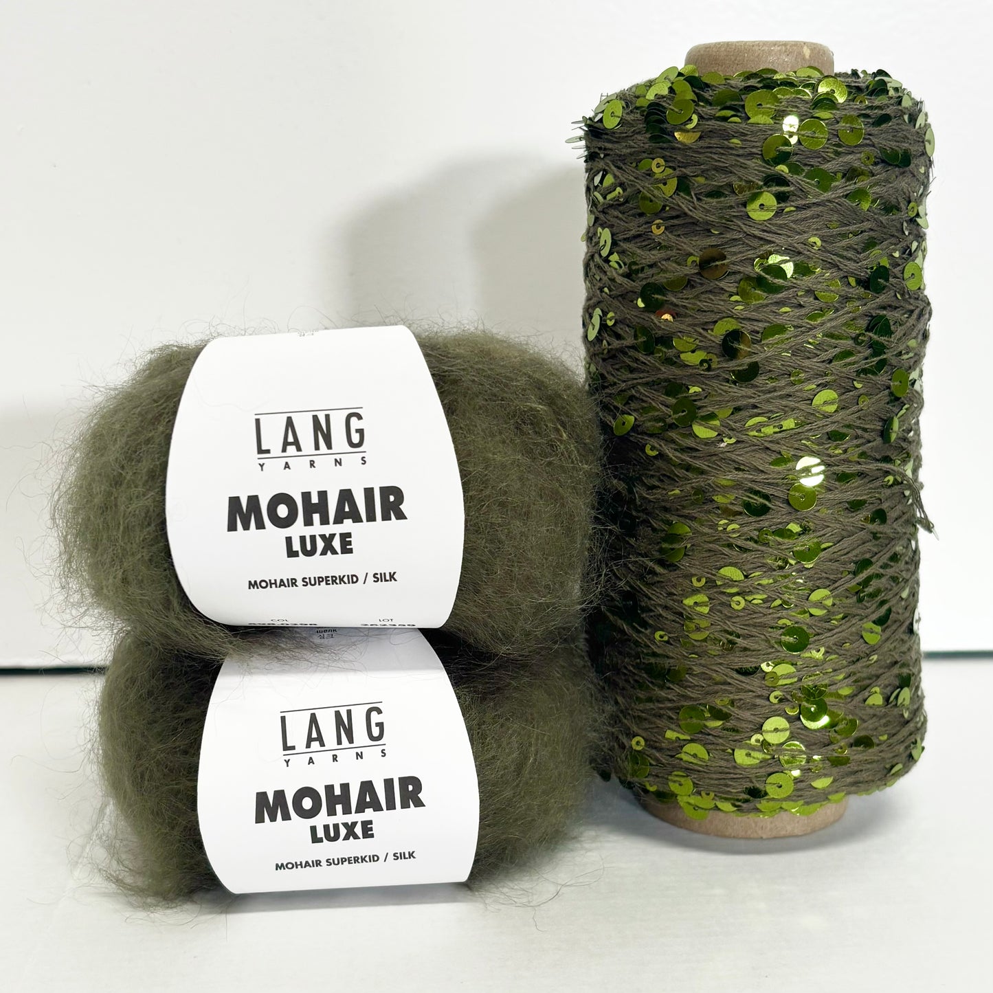 Strickpaket Nitis Glitzerpulli aus Pailletten-Mohair-Luxe - Onesize & Vorteilspreis