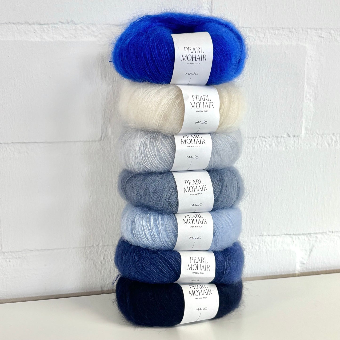 Bunter Streifenschal