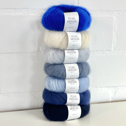 Bunter Streifenschal