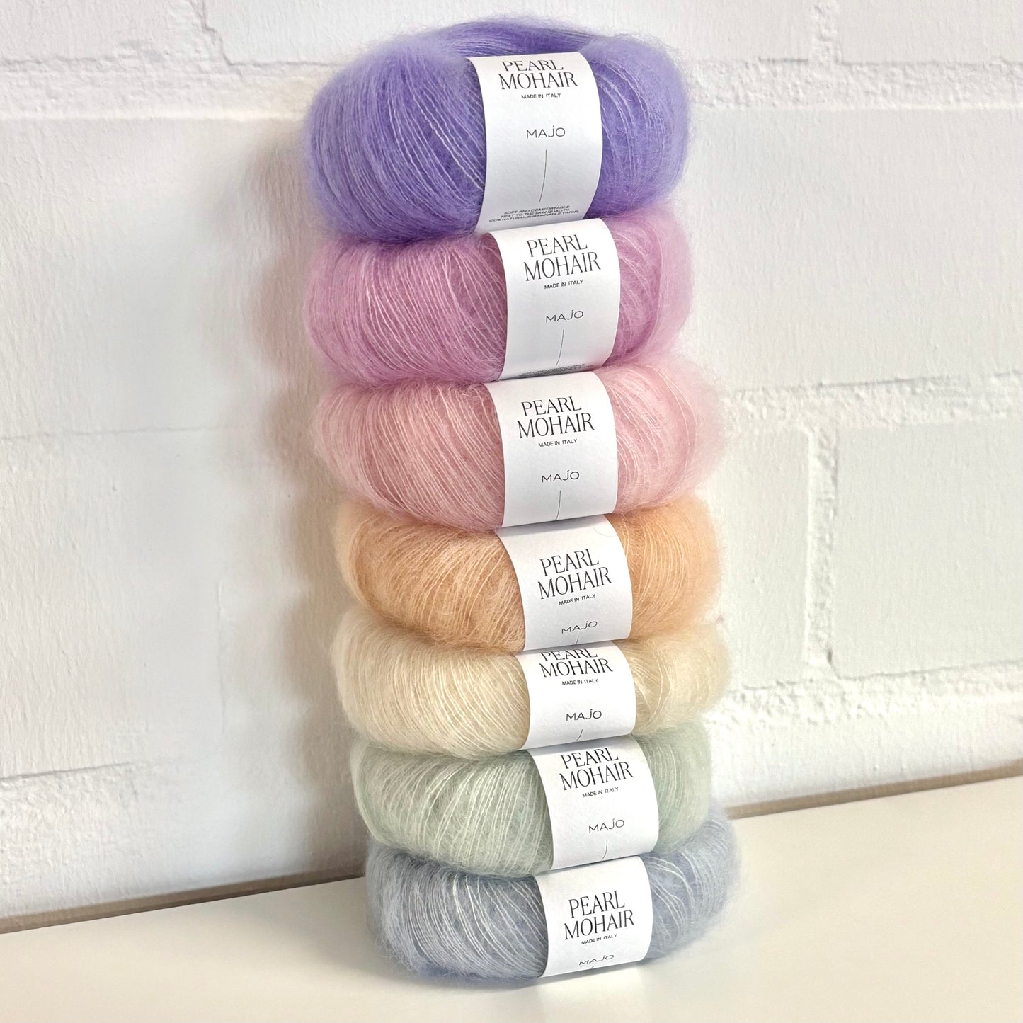 Bunter Streifenschal