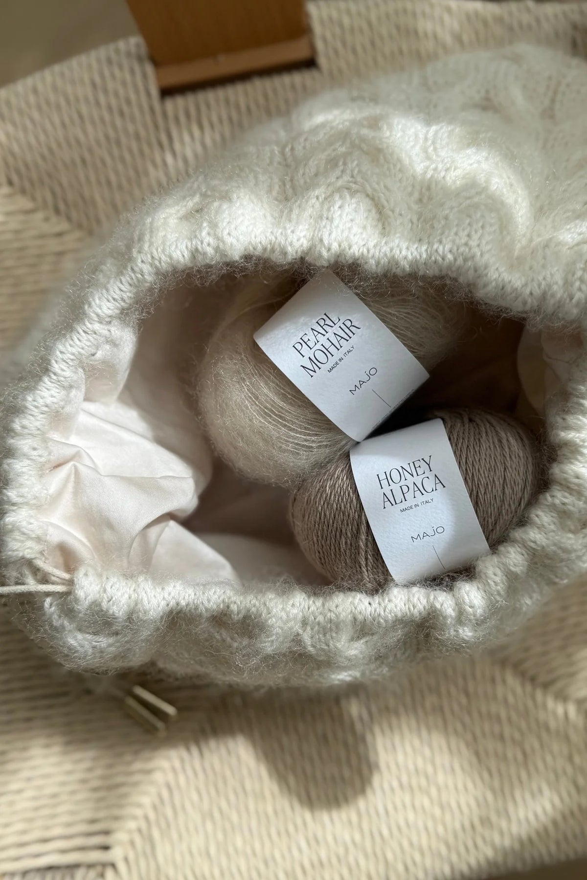 Strickpaket "Augstine Bag" von Majo Garn (Garn inklusive Anleitung)