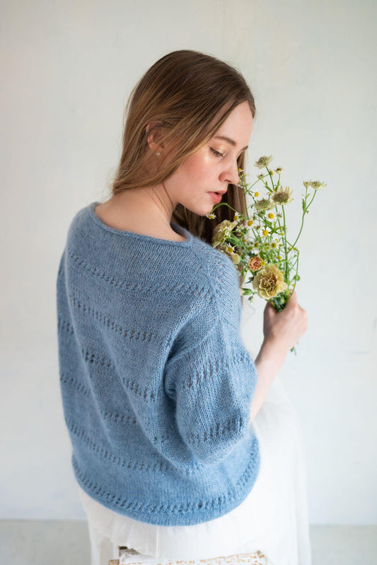 Inès Blouse - Strickanleitung von Majogarn als digitaler Download in Deutsch