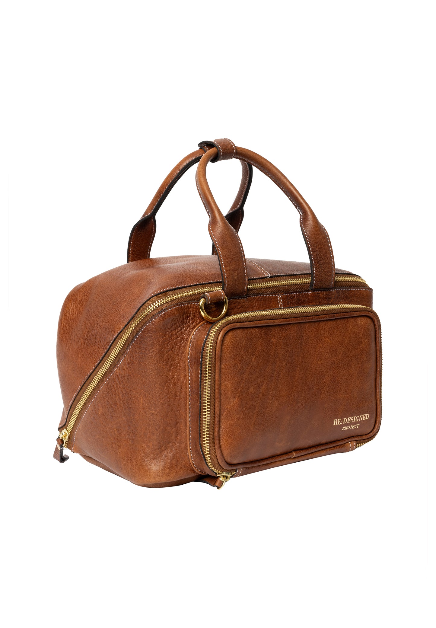 RE:DESIGNED Project 039 Leder-Projekttasche mit Außentasche