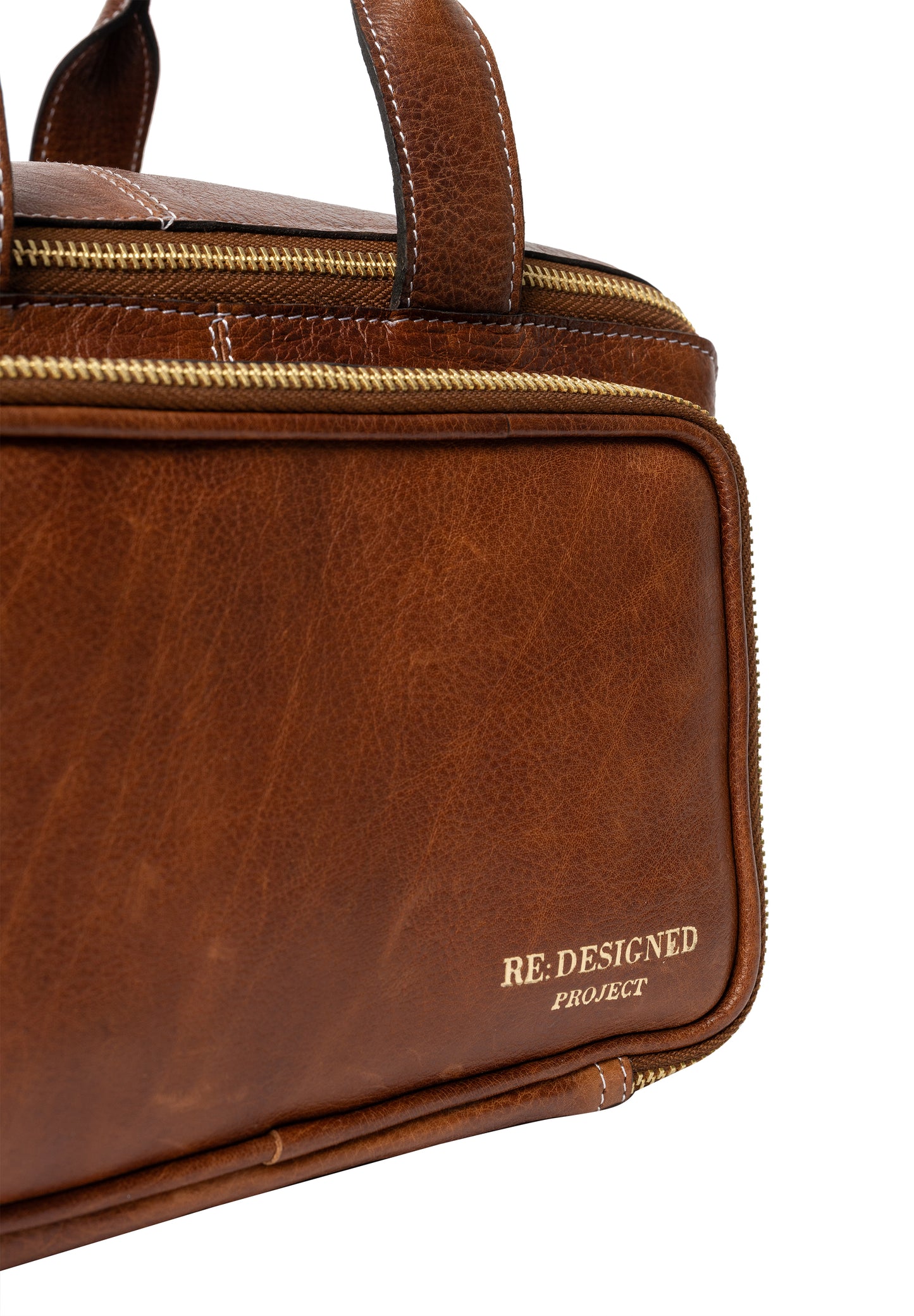 RE:DESIGNED Project 039 Leder-Projekttasche mit Außentasche