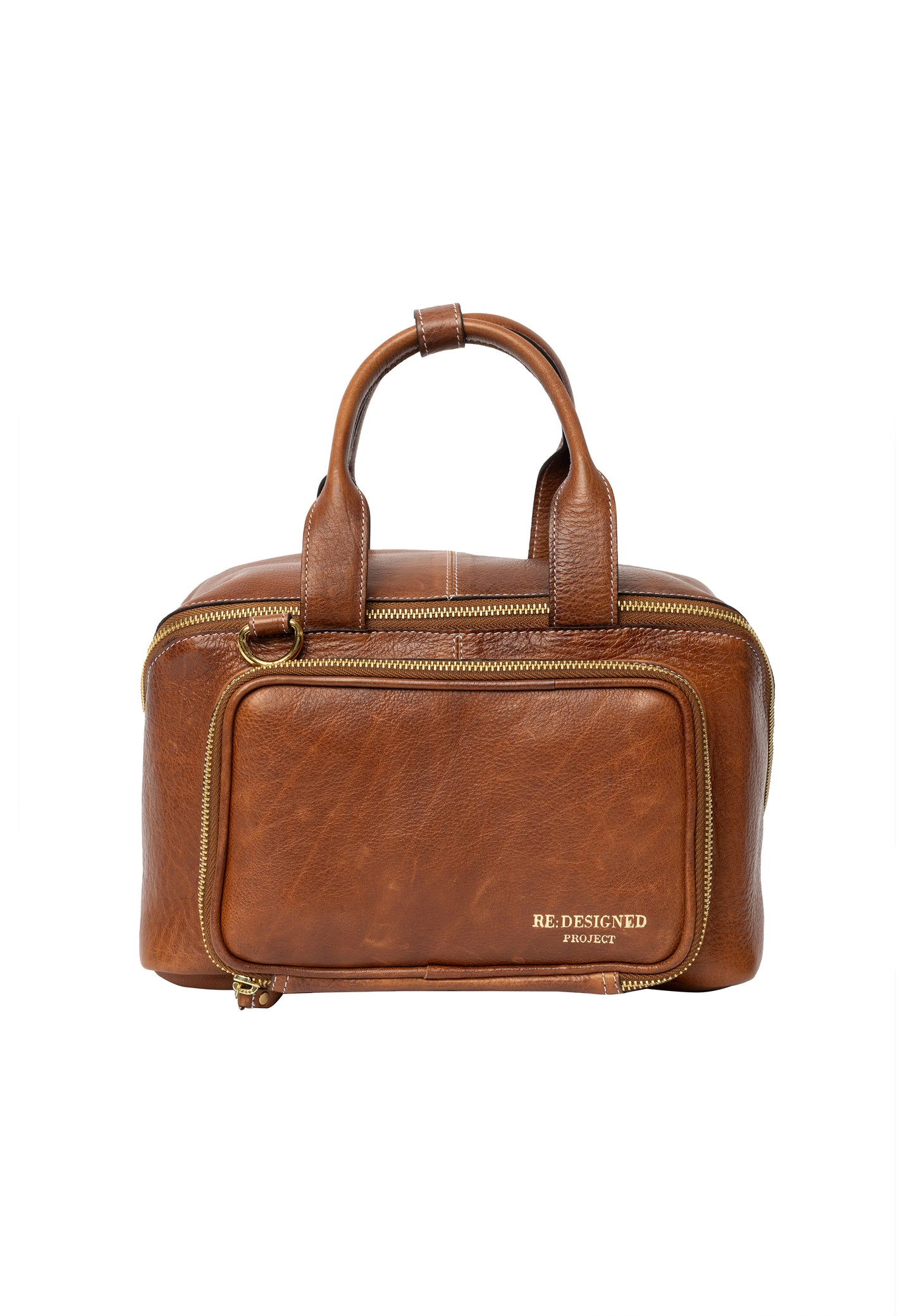 RE:DESIGNED Project 039 Leder-Projekttasche mit Außentasche