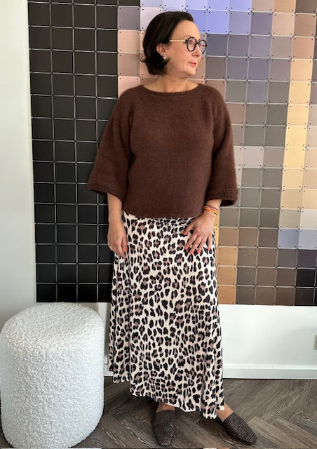 Cashmere Pulli mit Lochblende "Brownie" - Gratisanleitung