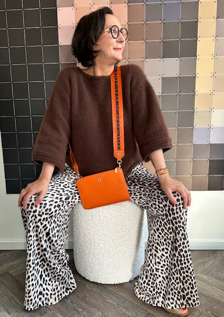 Cashmere Pulli mit Lochblende "Brownie" - Gratisanleitung